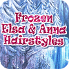 Frozen. Elsa and Anna Hairstyles 게임